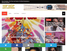 Tablet Screenshot of hiphopandcartoons.com